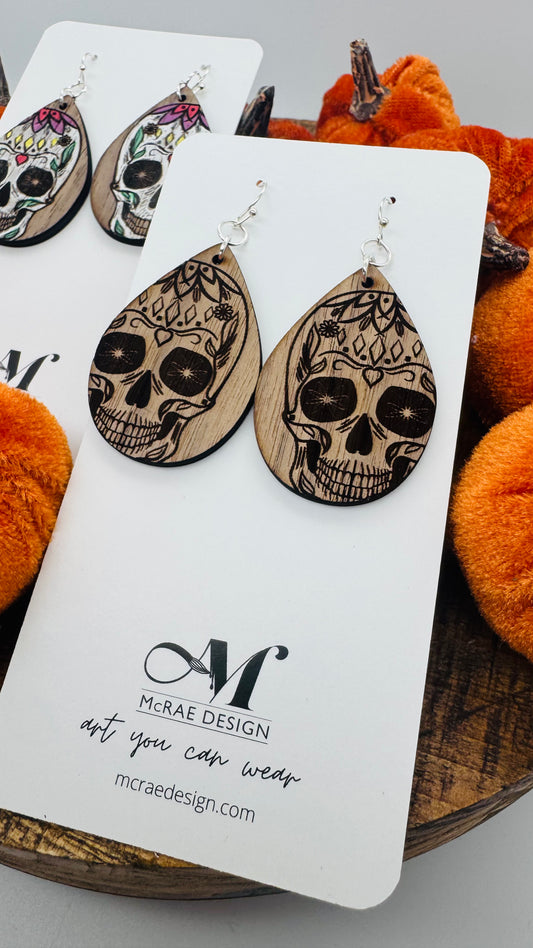 Spooky Season - Engraved Sugar Skulls