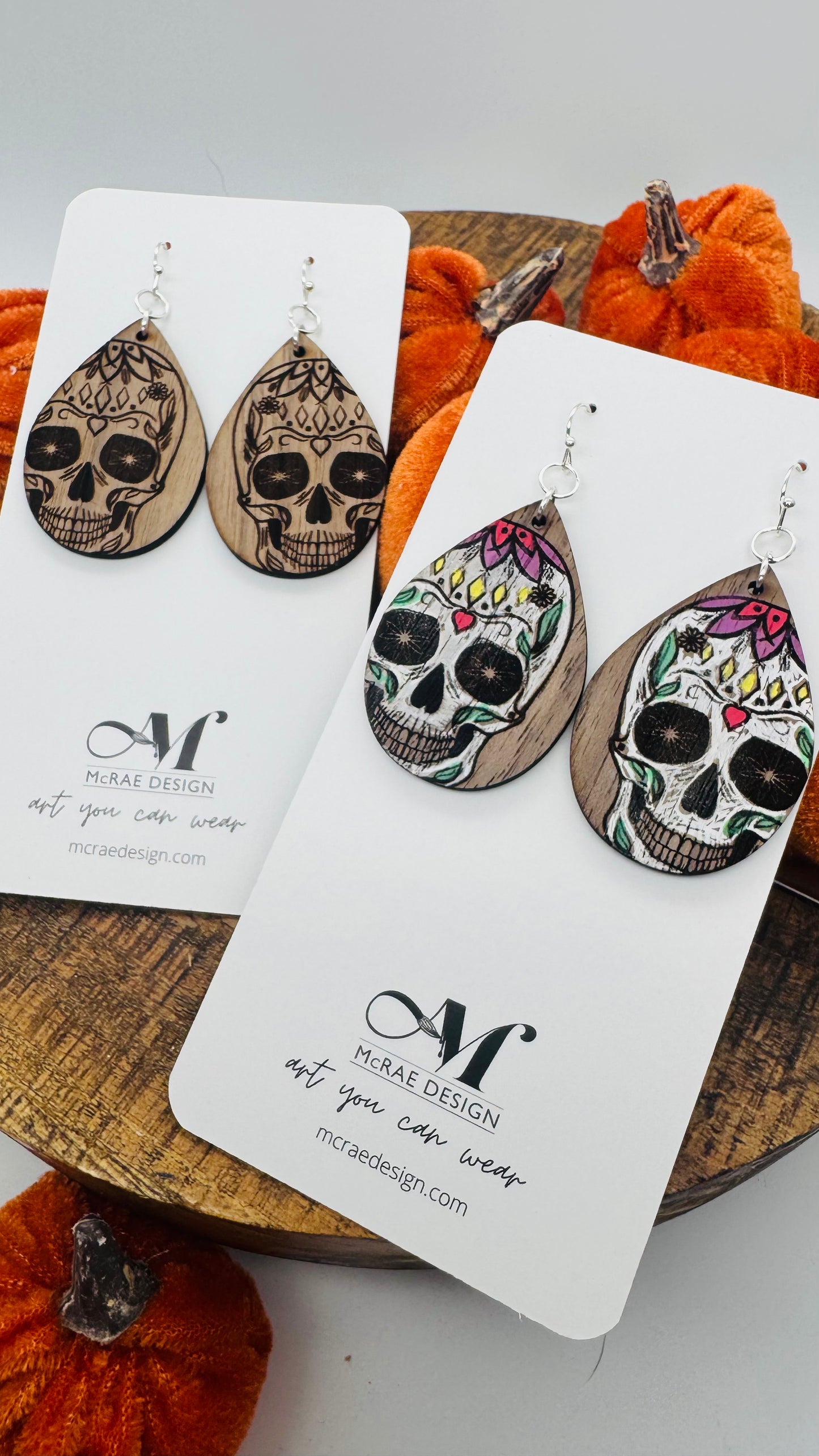 Spooky Season - Engraved Sugar Skulls