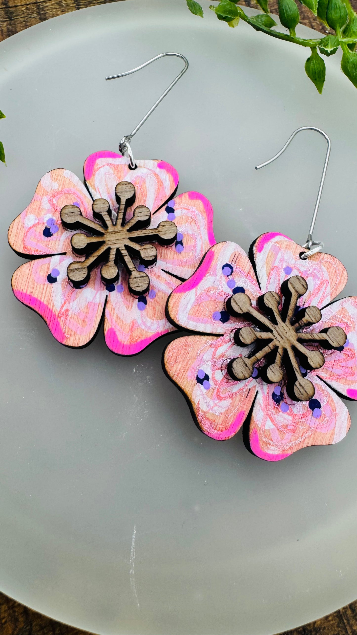 Cherry Bloosom - long hooks