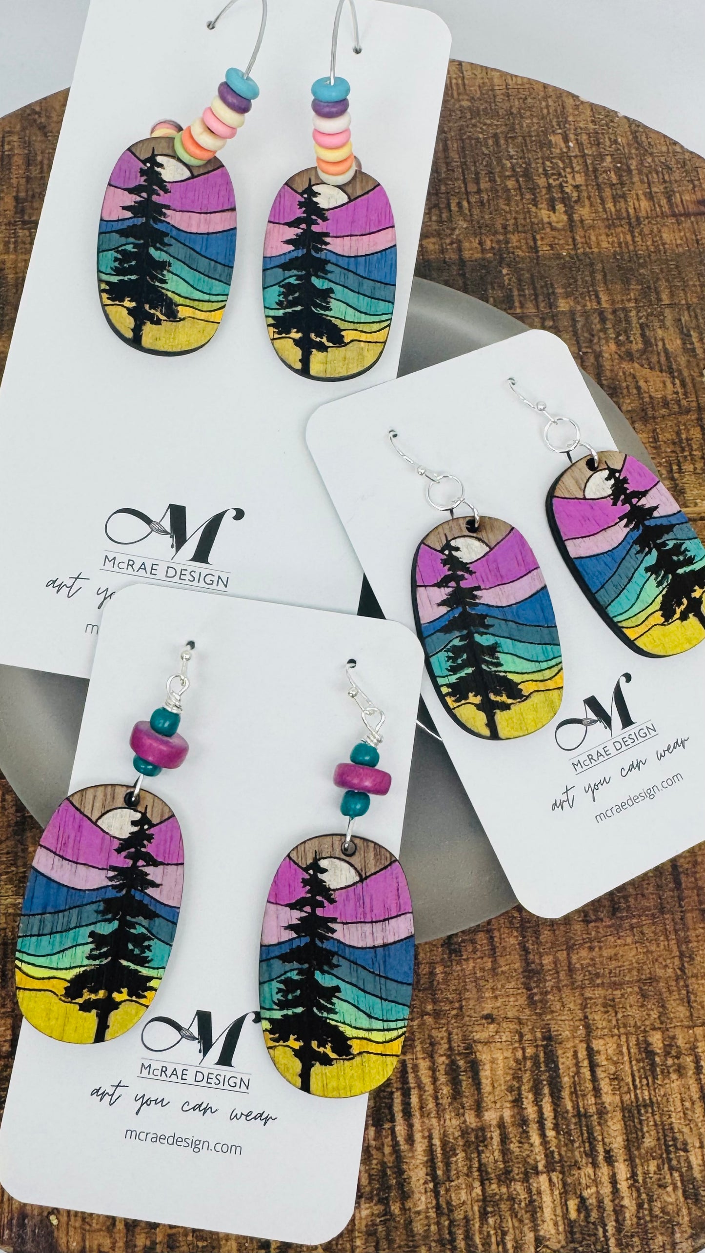 Painted Pines - Beaded Hook