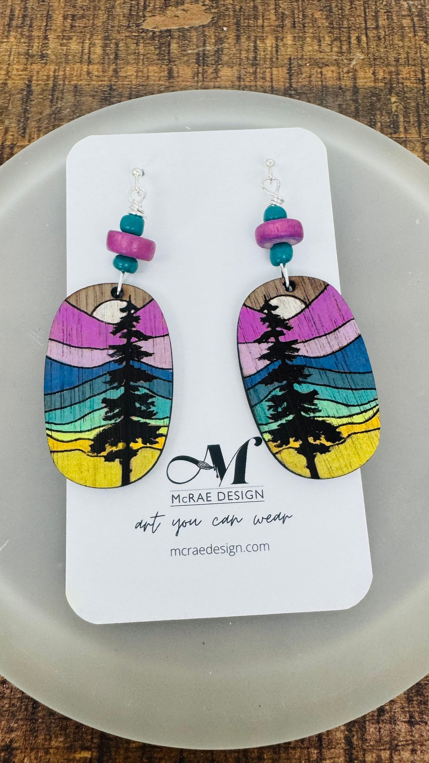 Painted Pines - Beaded Hook