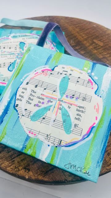 Hymnal Page Ornaments - Sand Dollar