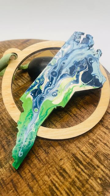 North Carolina Ocean to Mountain Ornaments