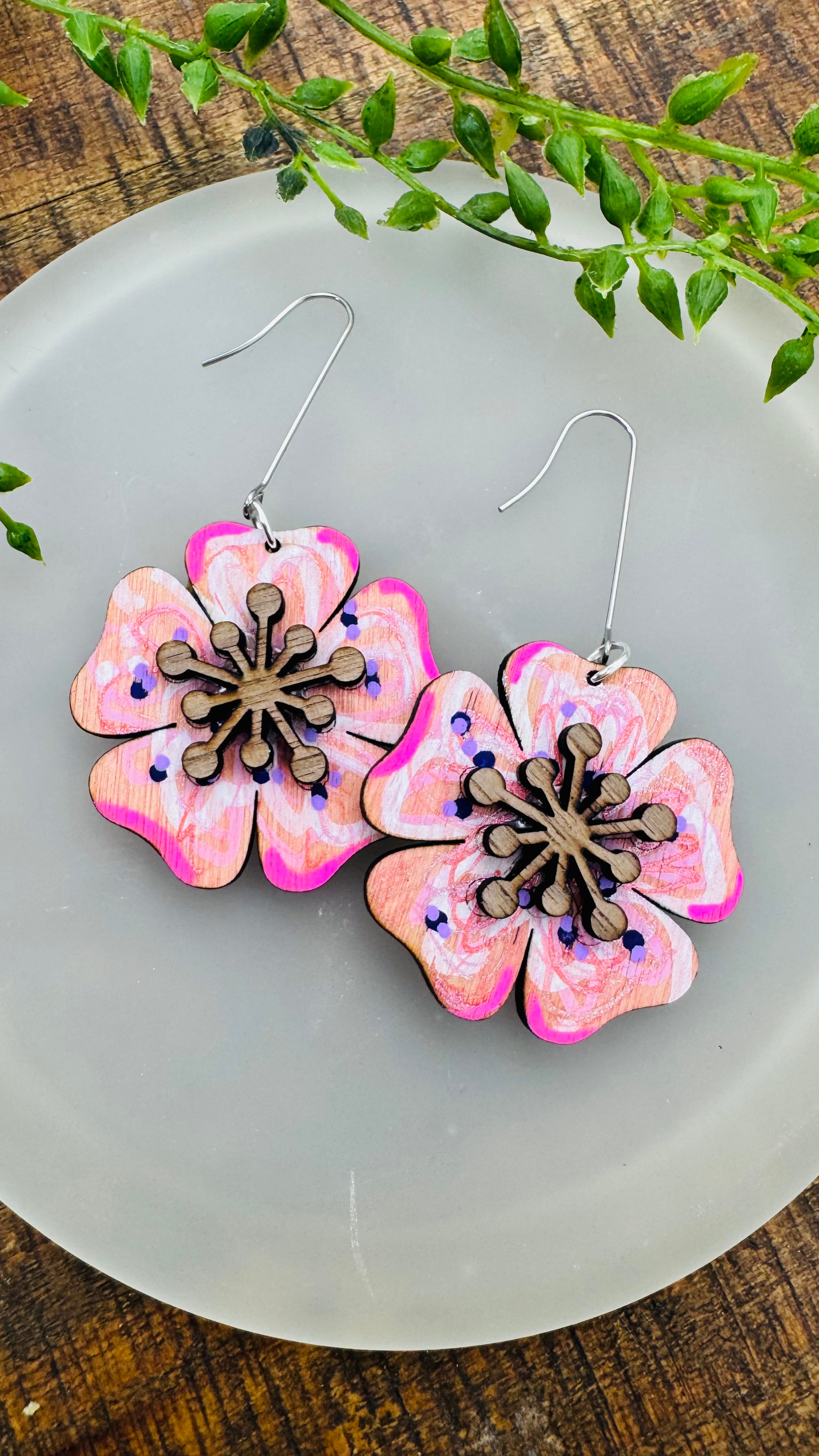 Cherry Bloosom - long hooks