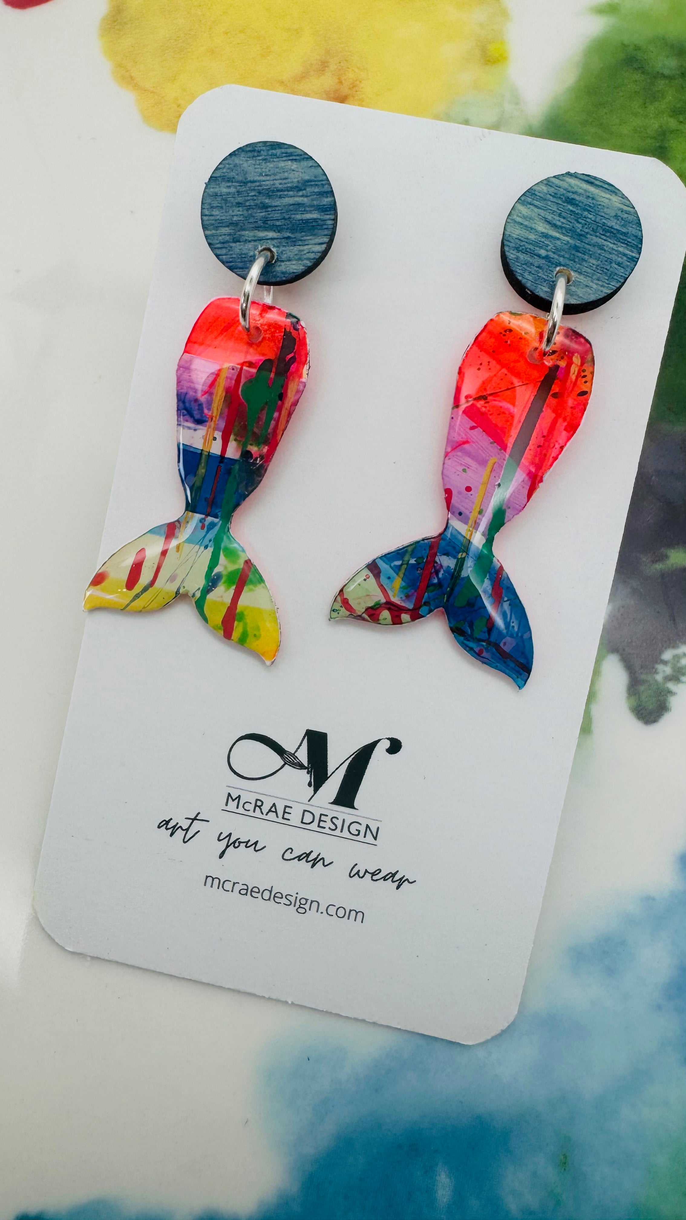 Neon Rainbow - The Mermaid Tail