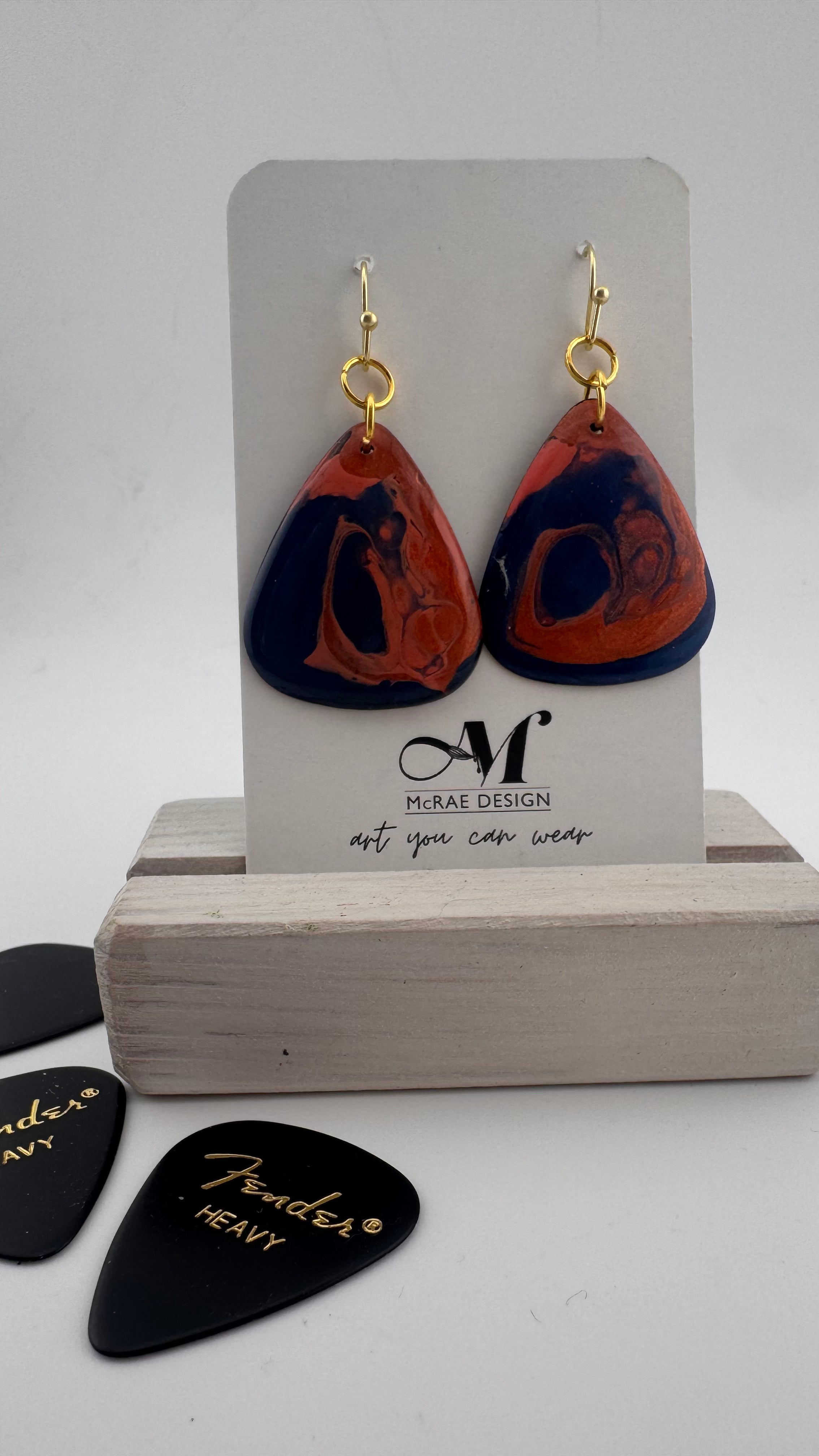 Guitar Pick Earrings