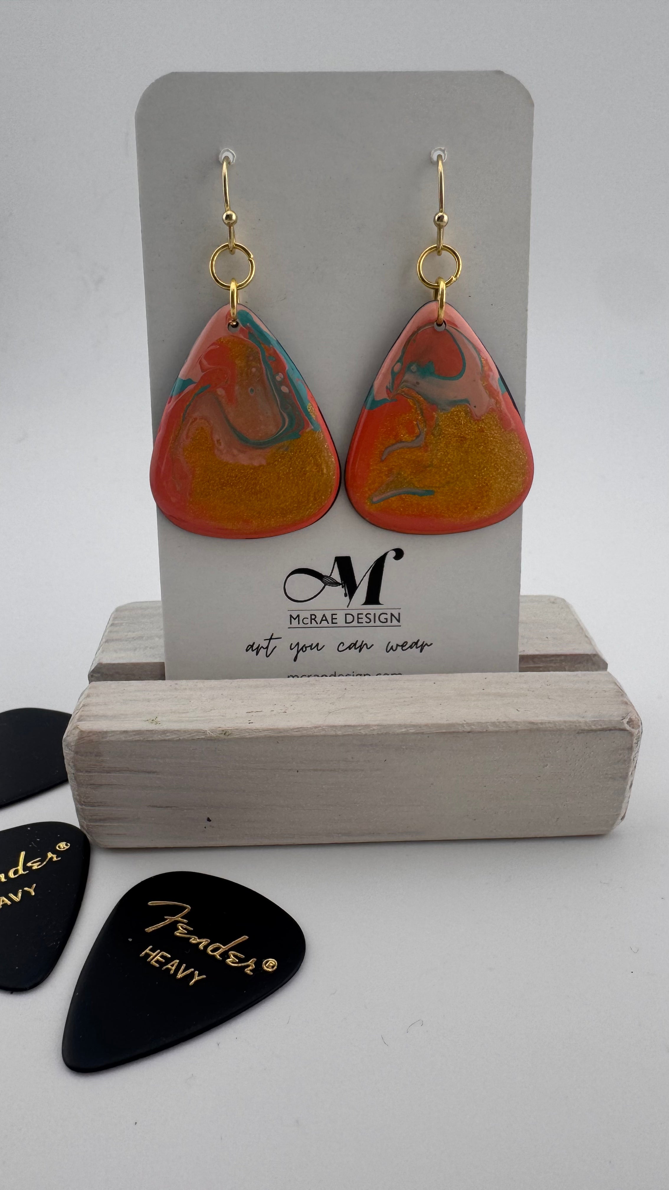 Guitar Pick Earrings