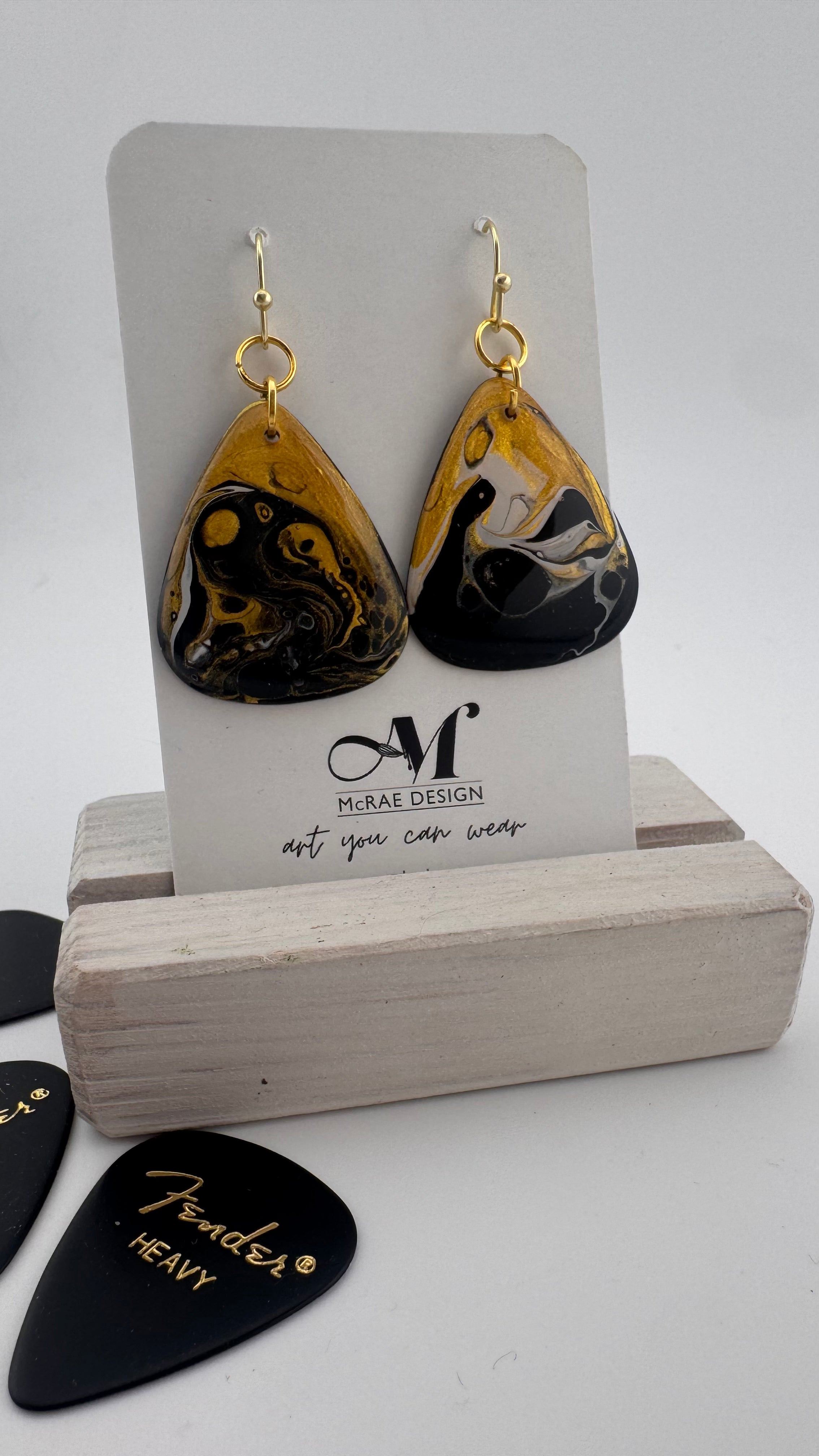 Guitar Pick Earrings