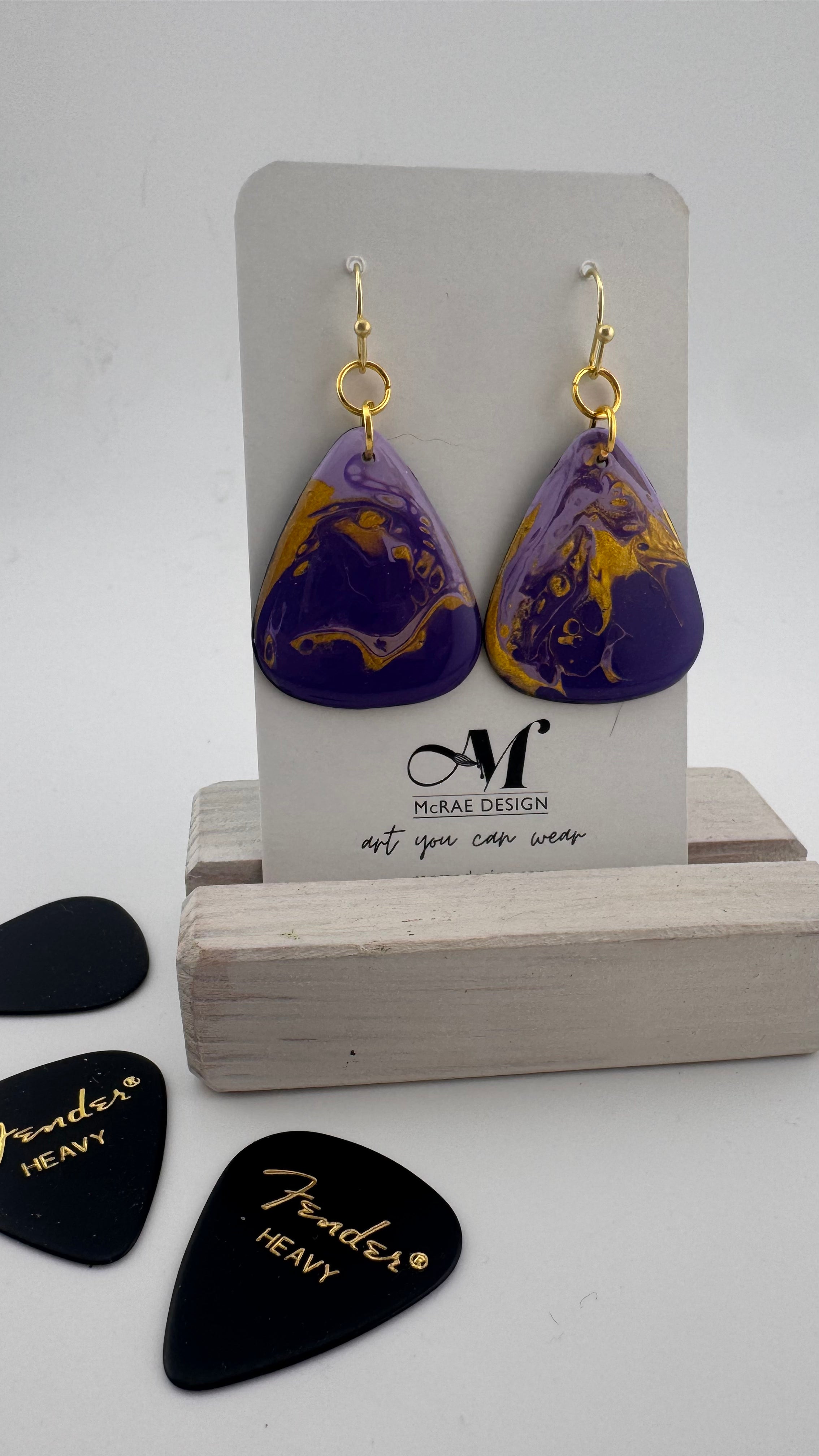 Guitar Pick Earrings