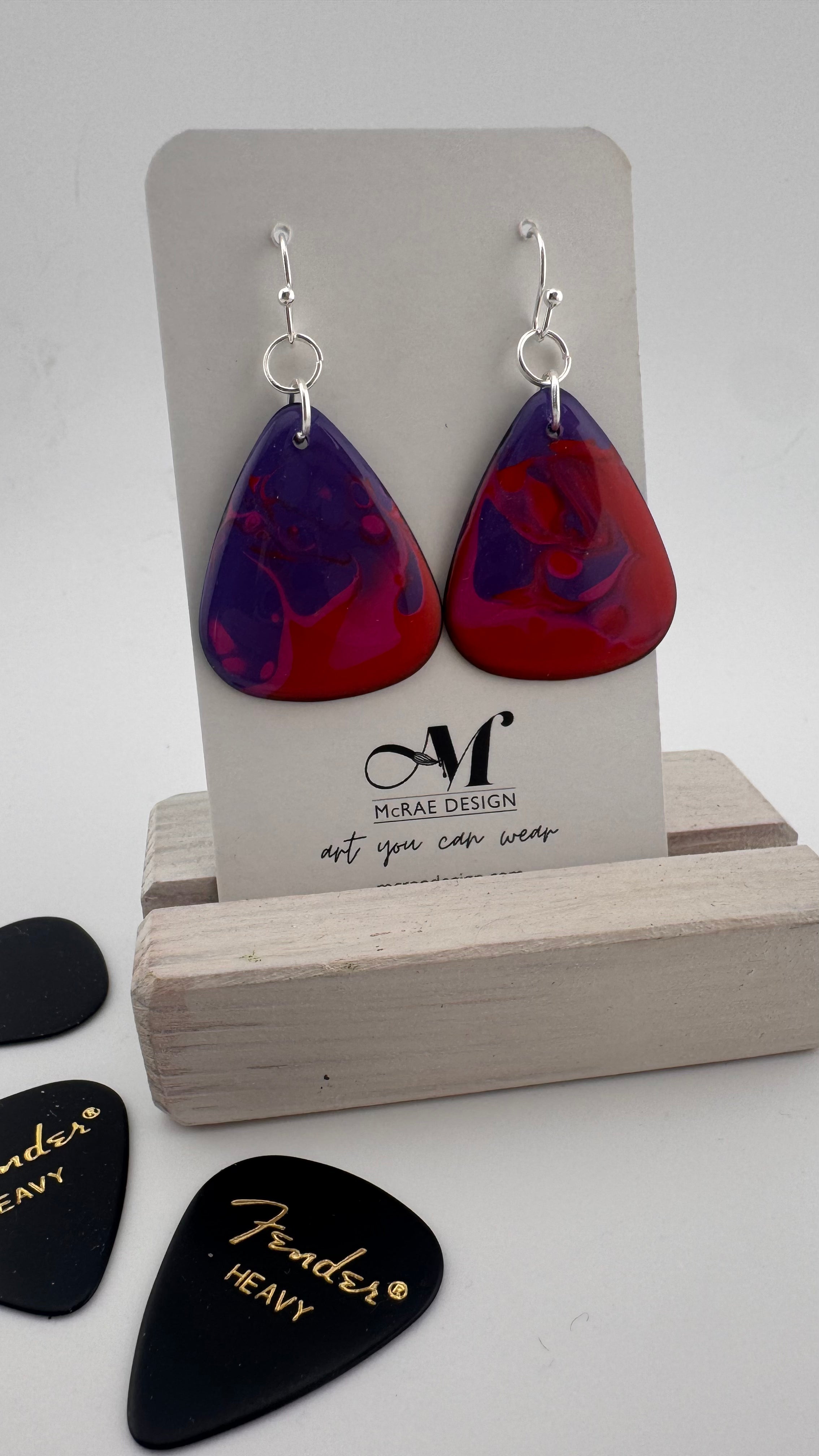 Guitar Pick Earrings