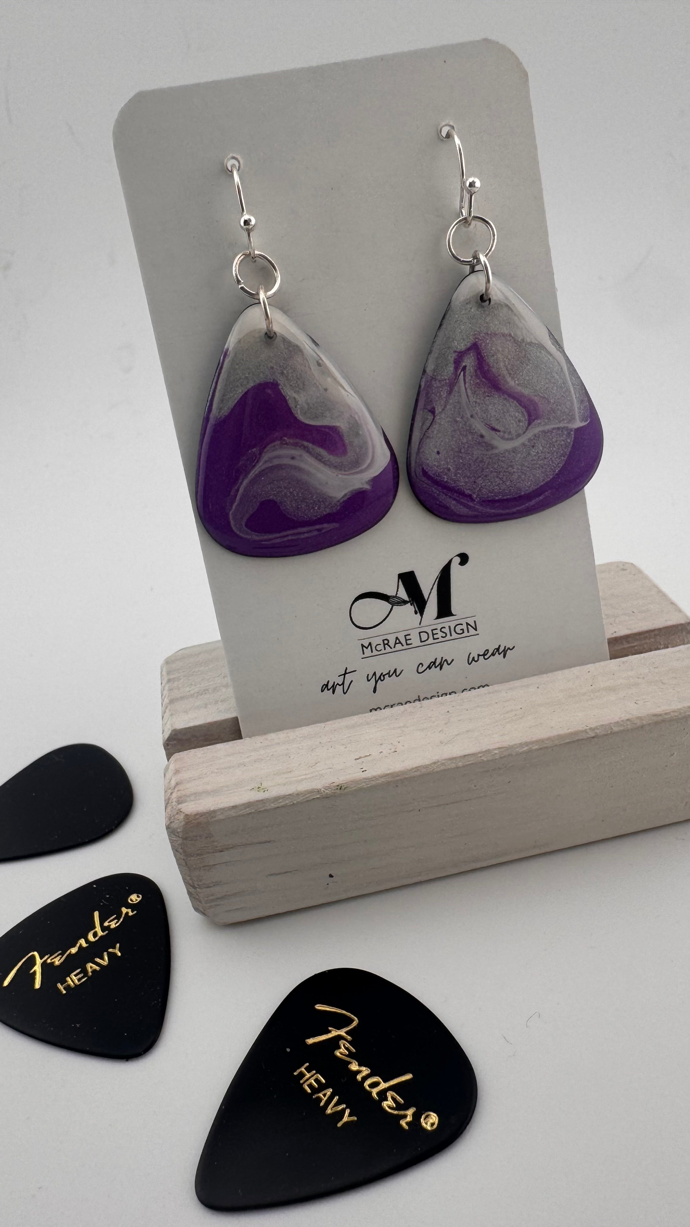 Guitar Pick Earrings