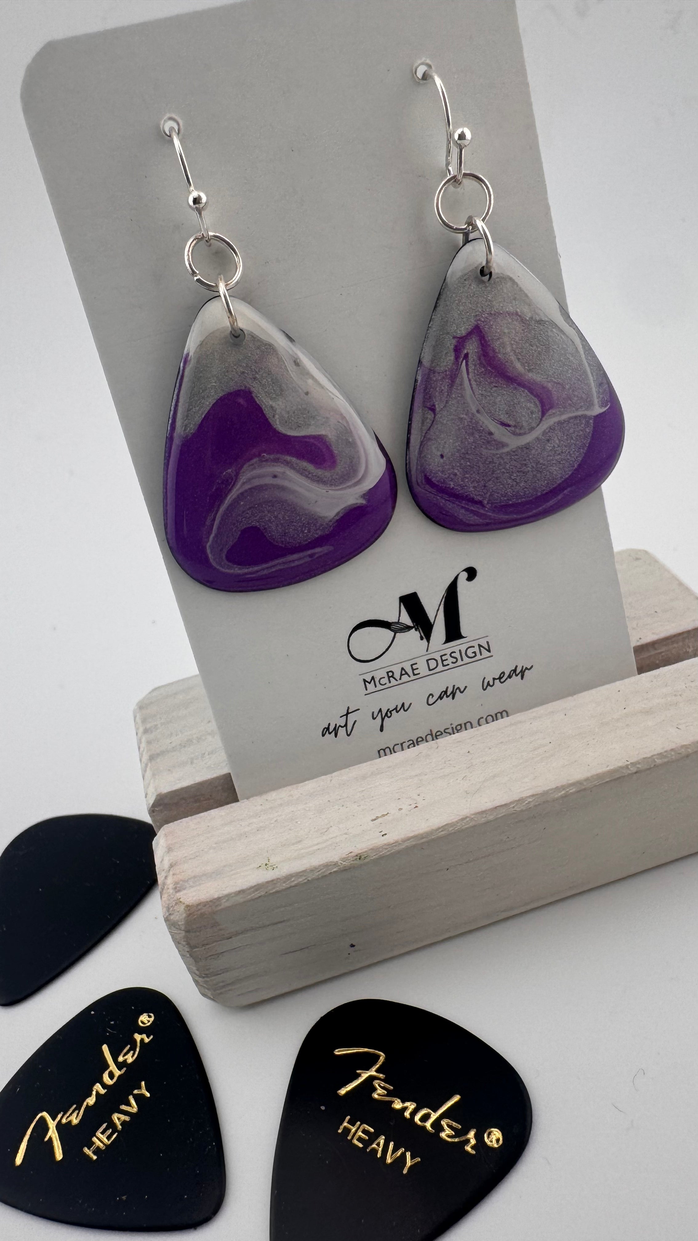 Guitar Pick Earrings