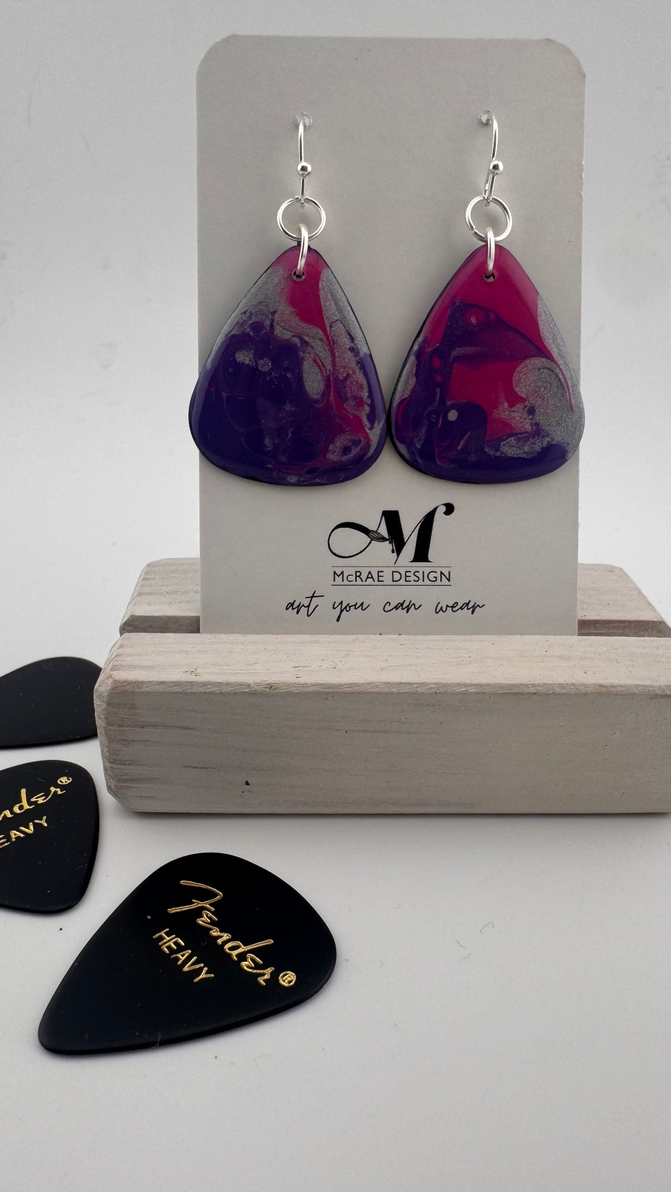 Guitar Pick Earrings
