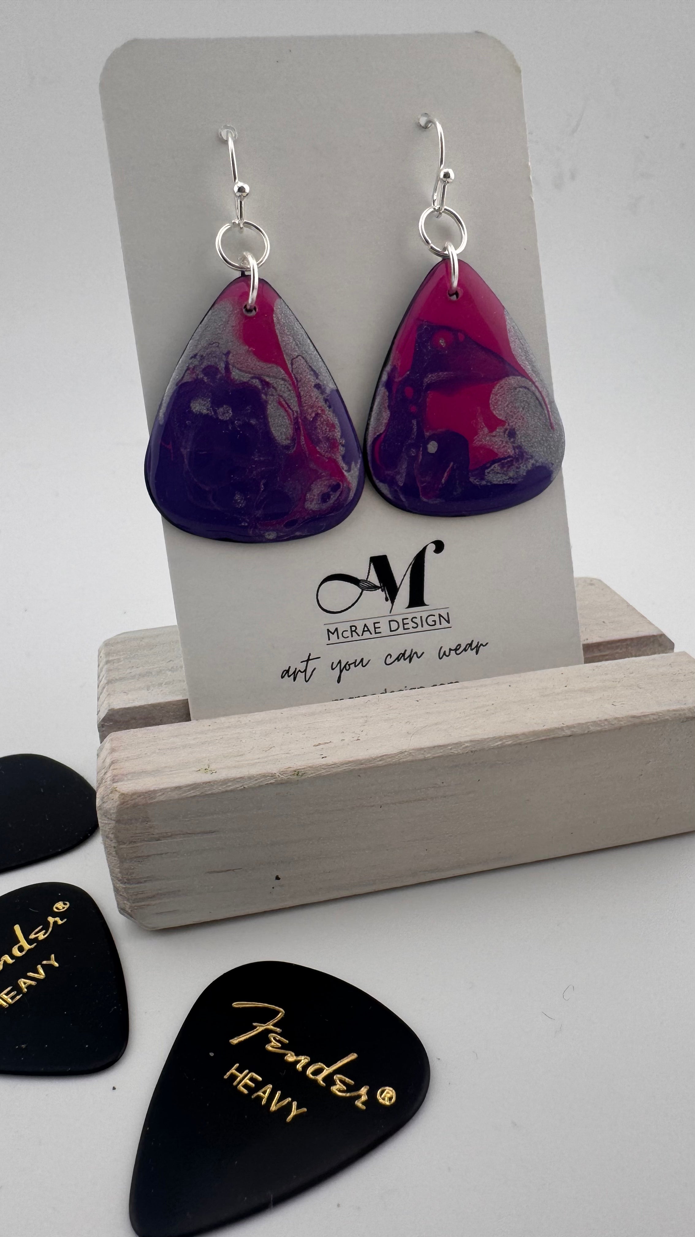 Guitar Pick Earrings