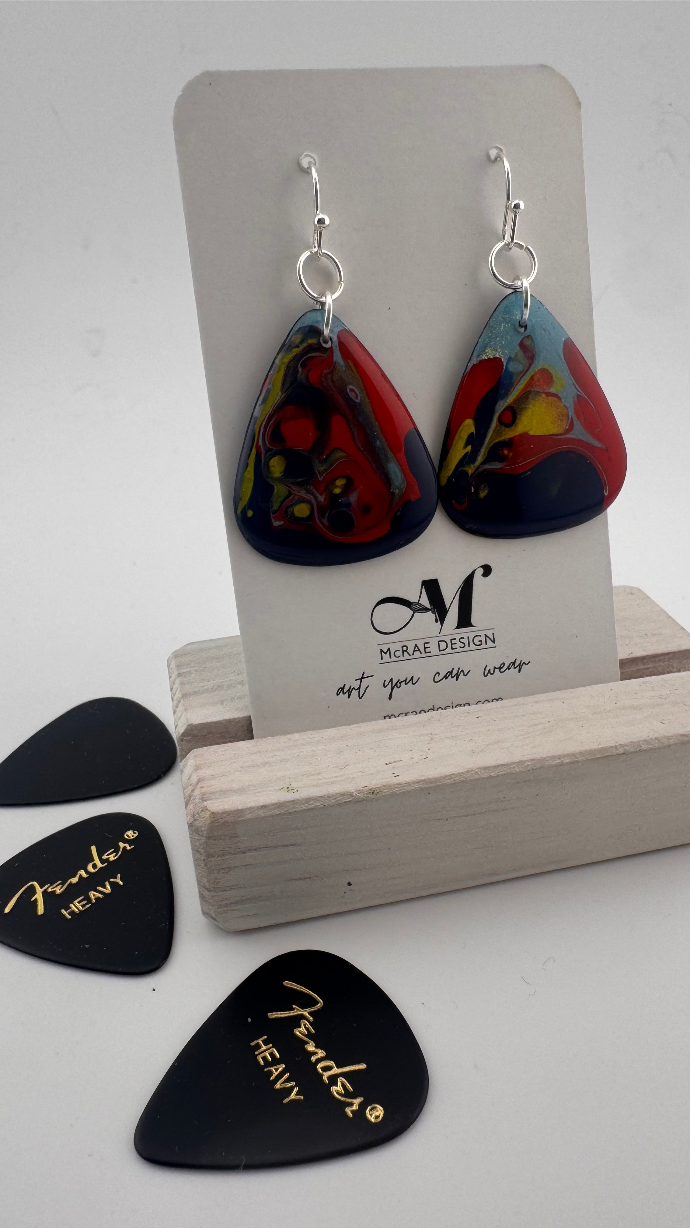 Guitar Pick Earrings