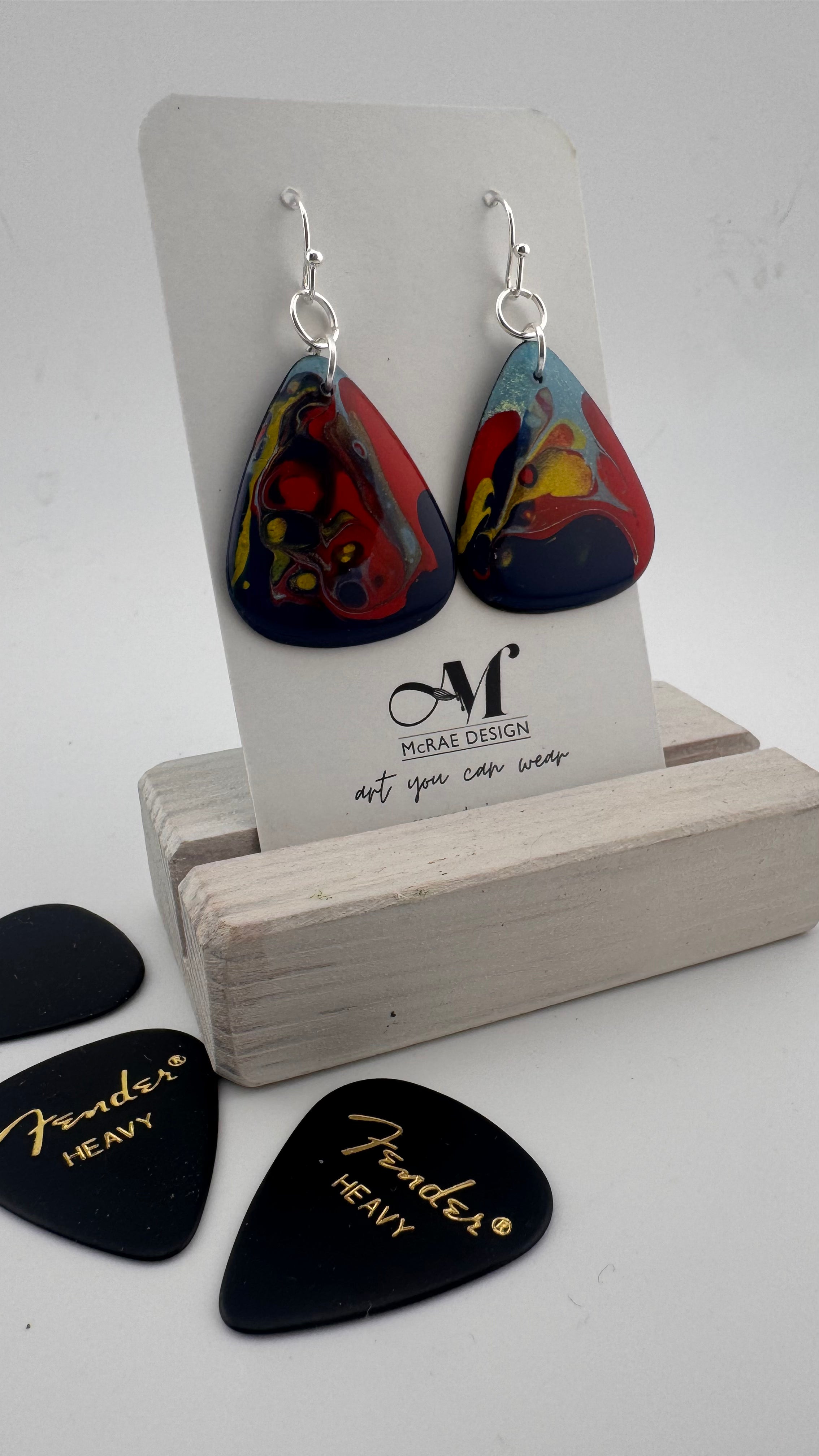 Guitar Pick Earrings