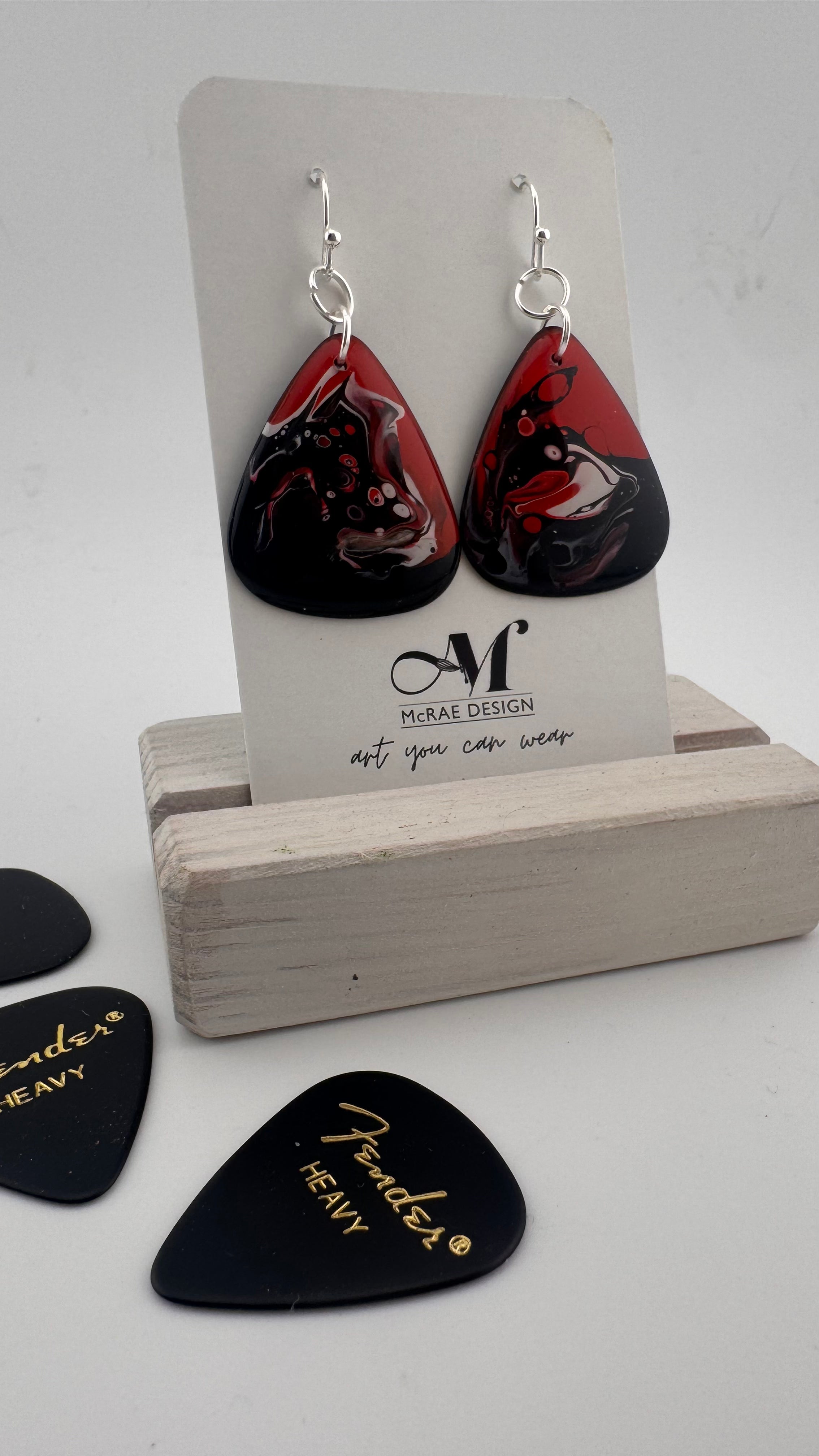 Guitar Pick Earrings