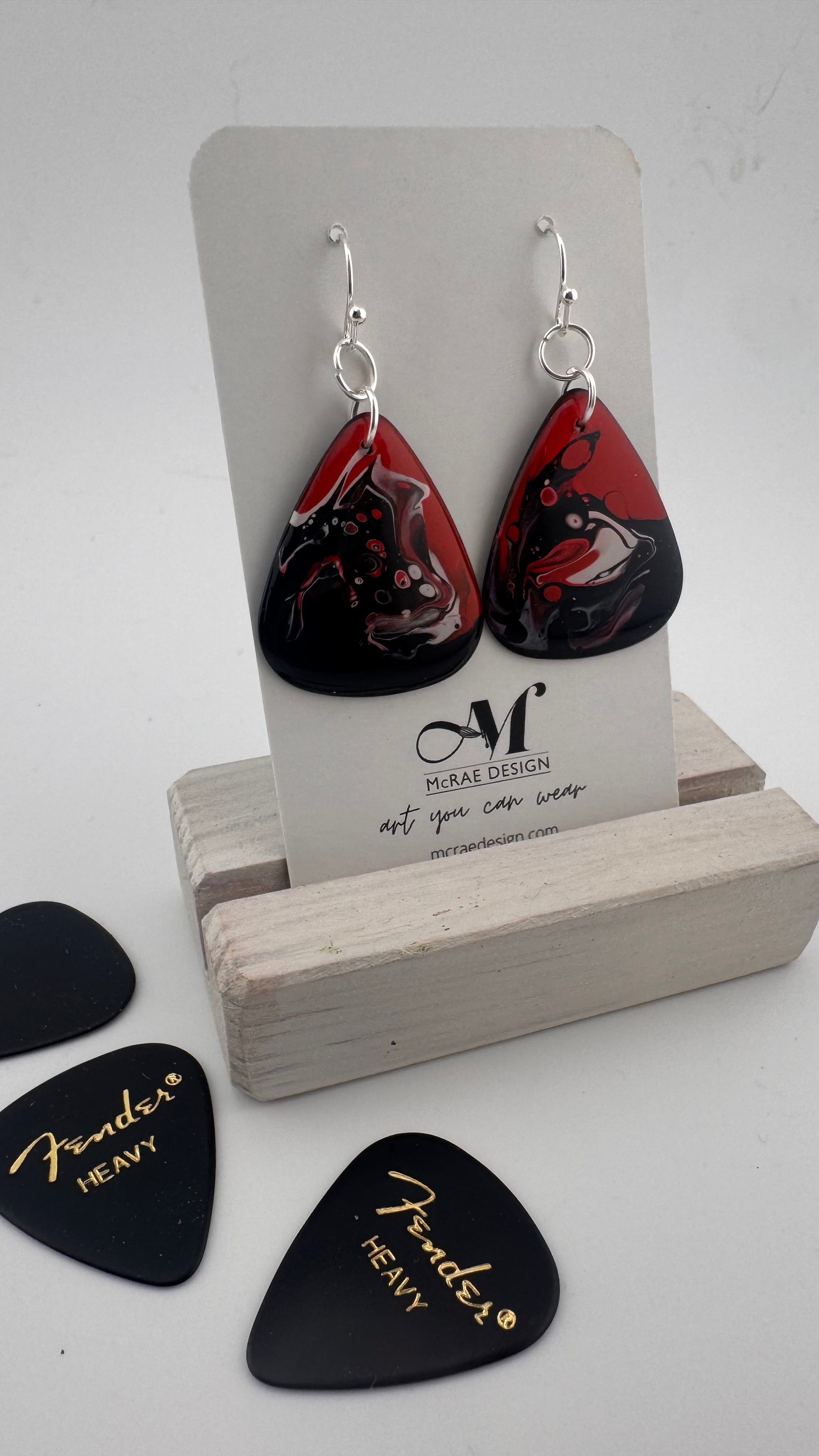 Guitar Pick Earrings
