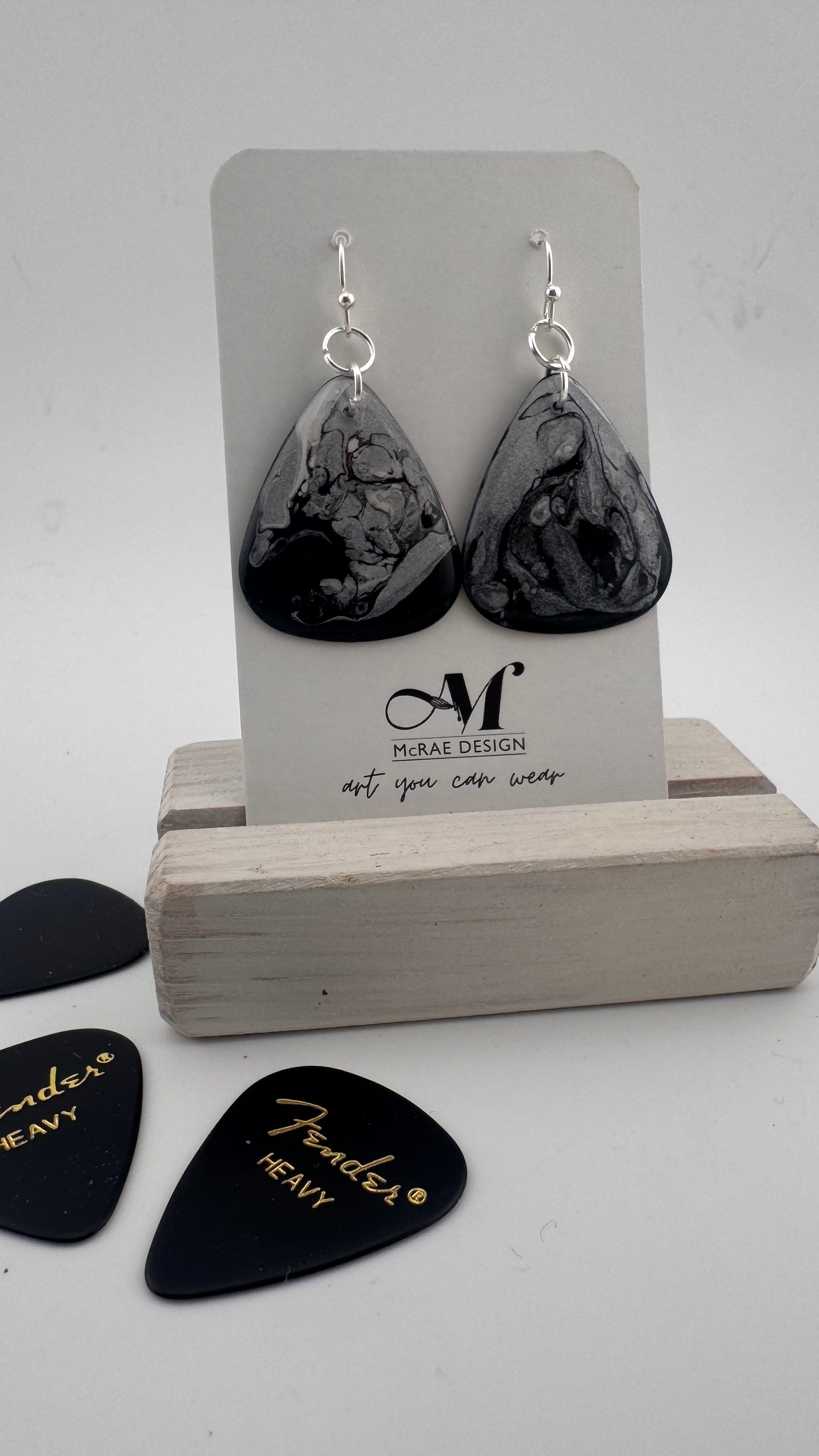 Guitar Pick Earrings