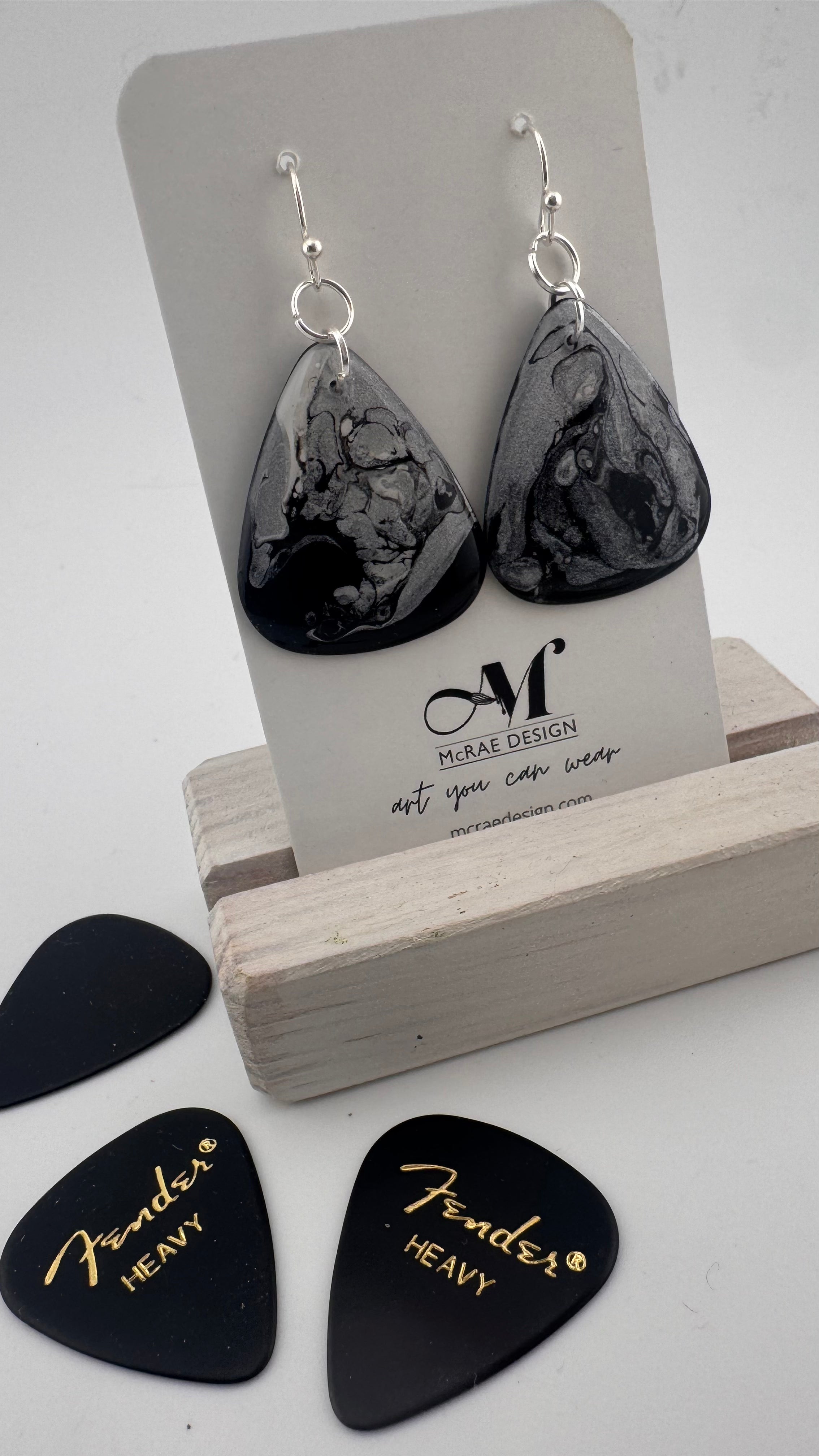 Guitar Pick Earrings