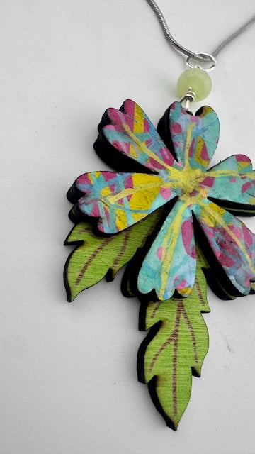 Joy in Bloom - The Frances -Hibiscus Necklace