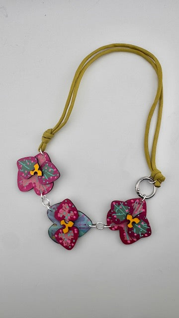 Joy in Bloom - The Frances - Orchid Necklace