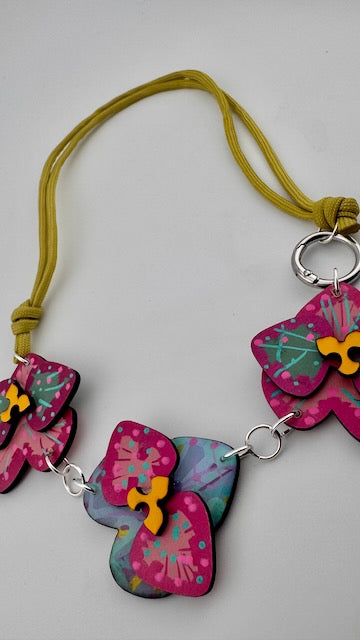 Joy in Bloom - The Frances - Orchid Necklace