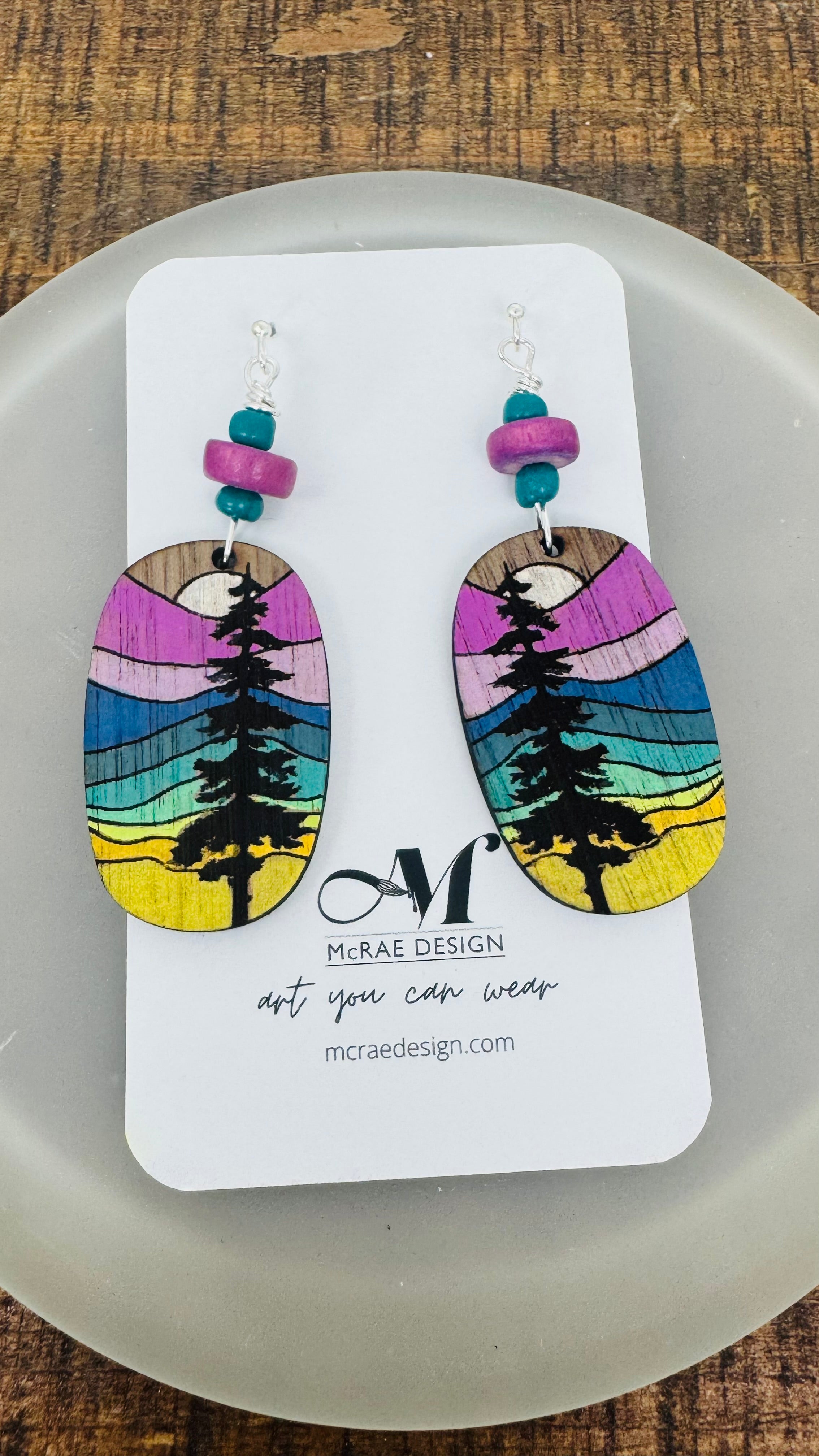 Painted Pines - Beaded Hook