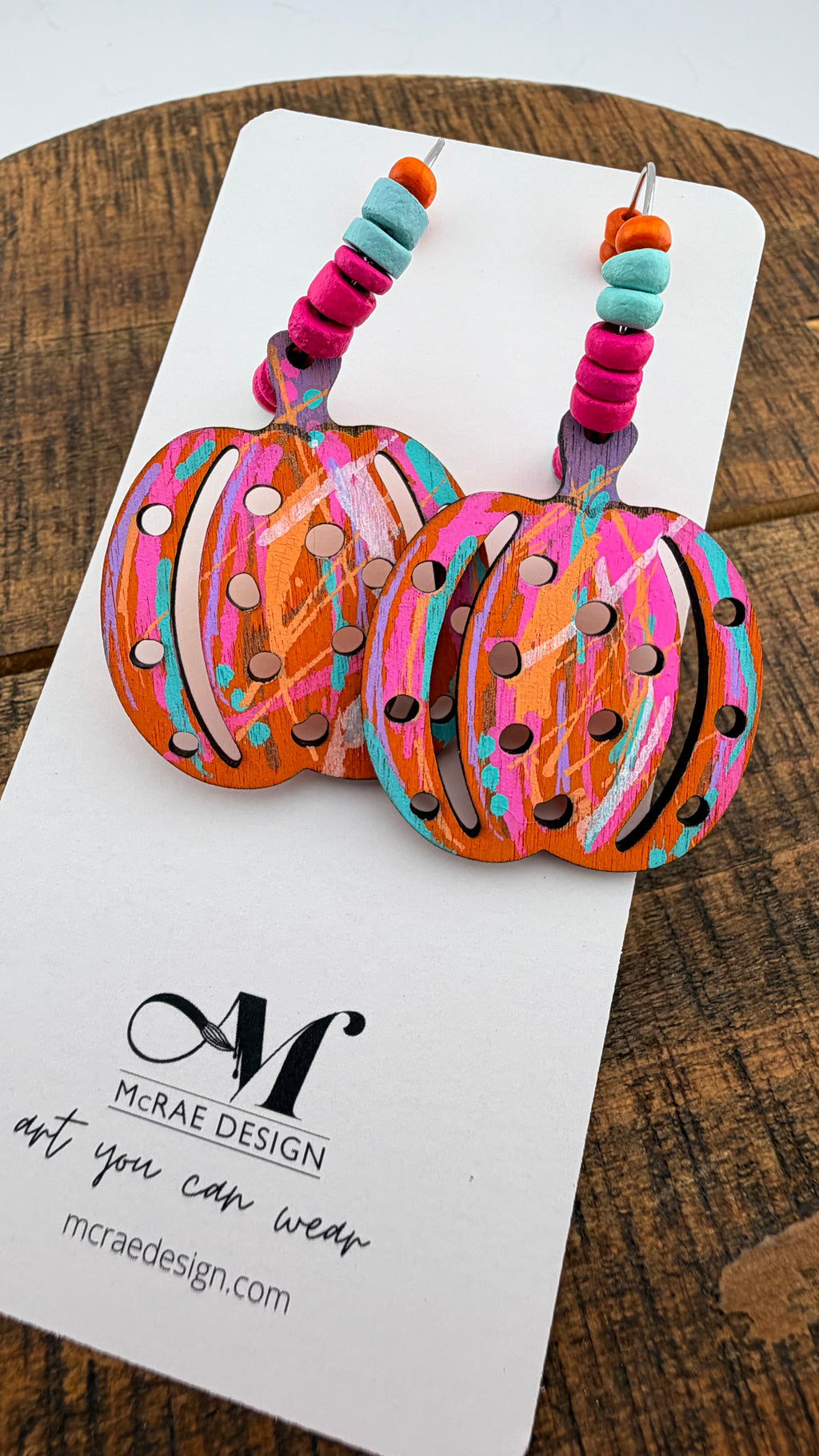 Spooky Season - Painted Punkin' Hoops