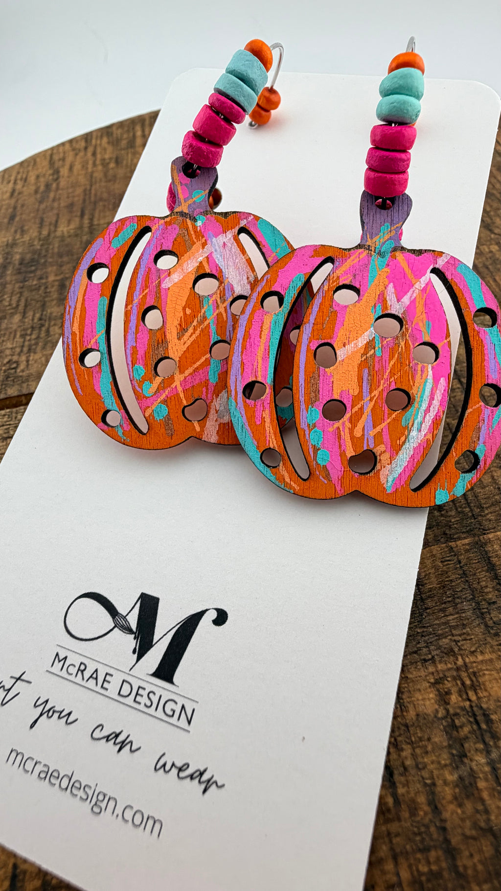 Spooky Season - Painted Punkin' Hoops