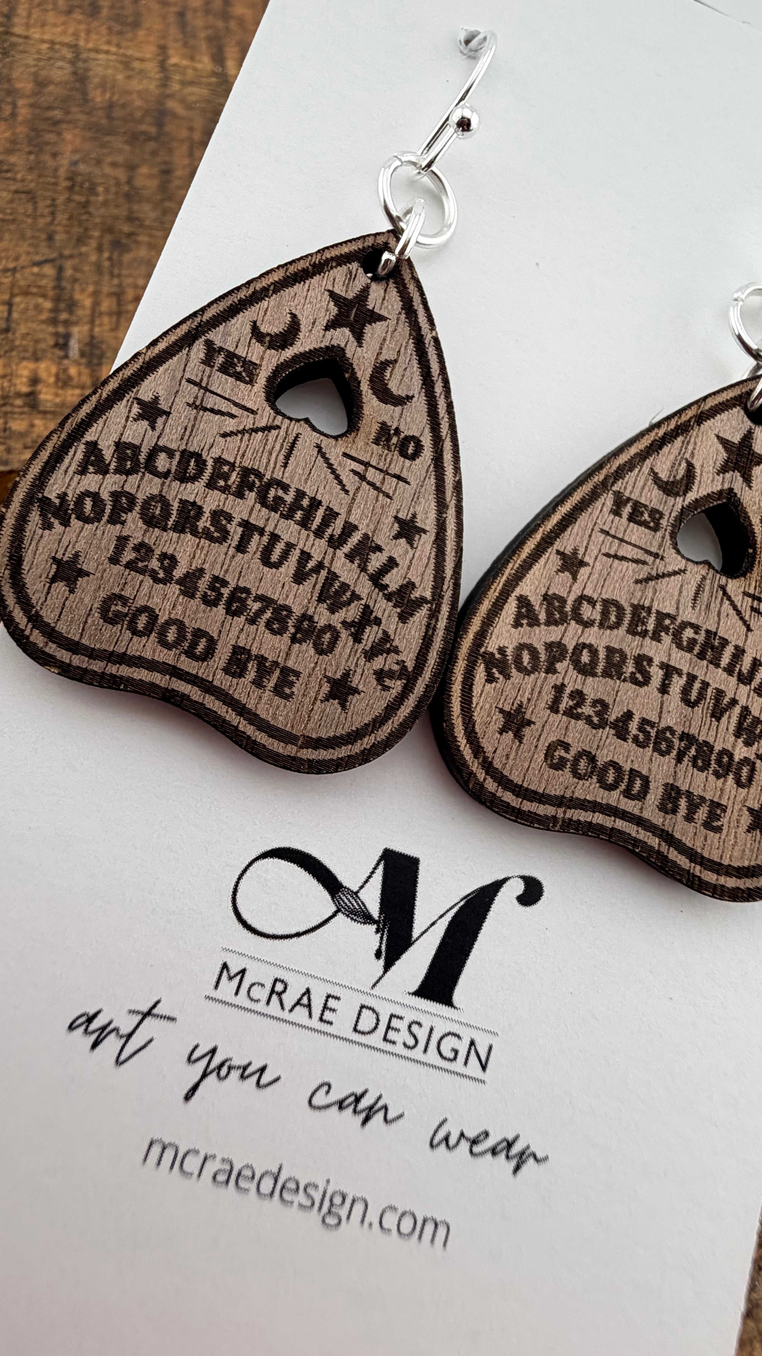 Spooky Season - Engraved Ouija Board Planchette