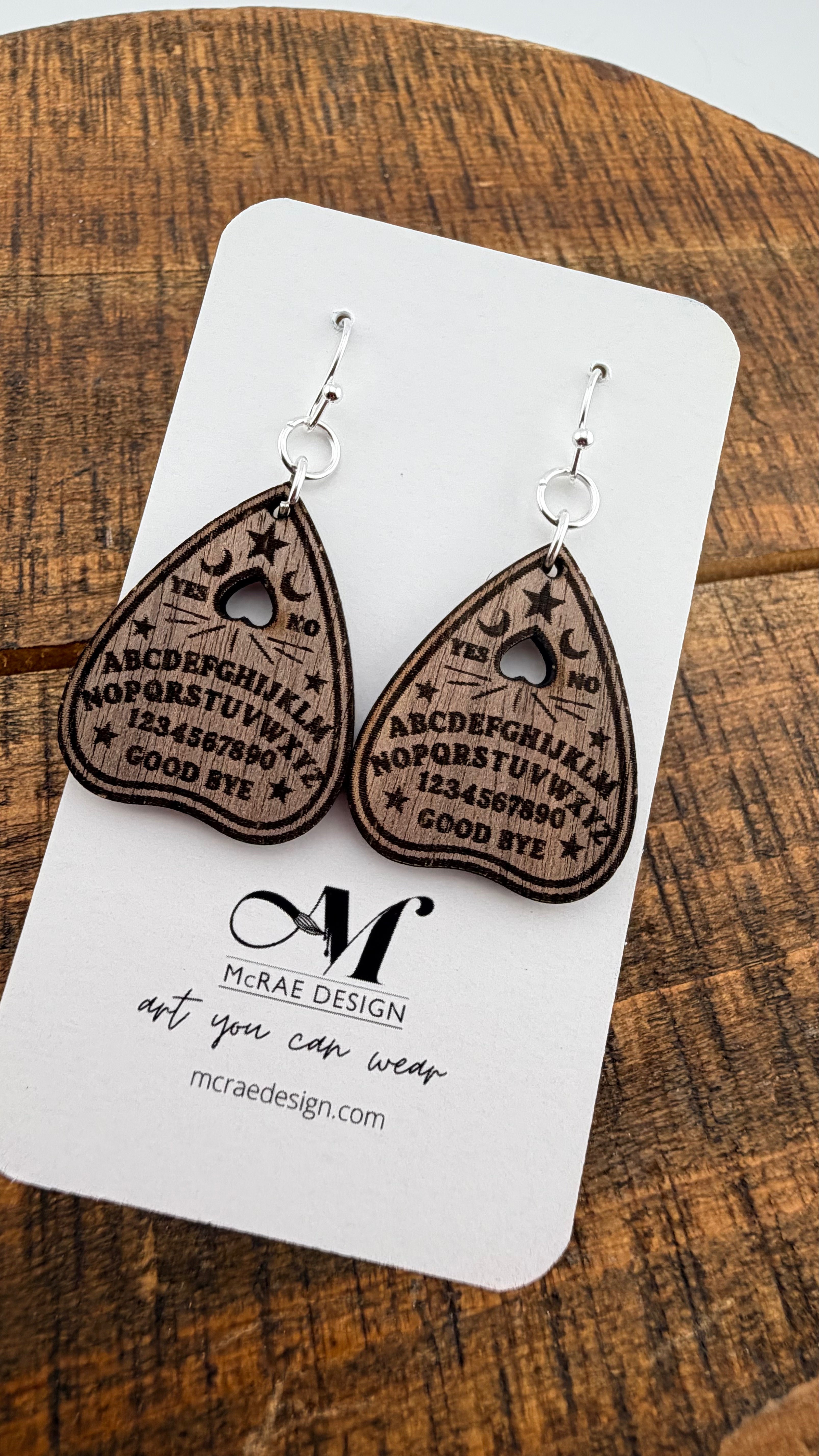 Spooky Season - Engraved Ouija Board Planchette