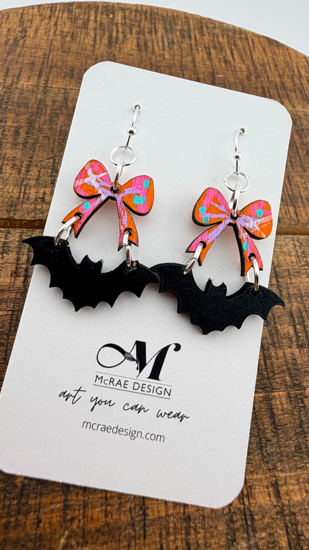 Spooky Season - Painted Bows & Bats
