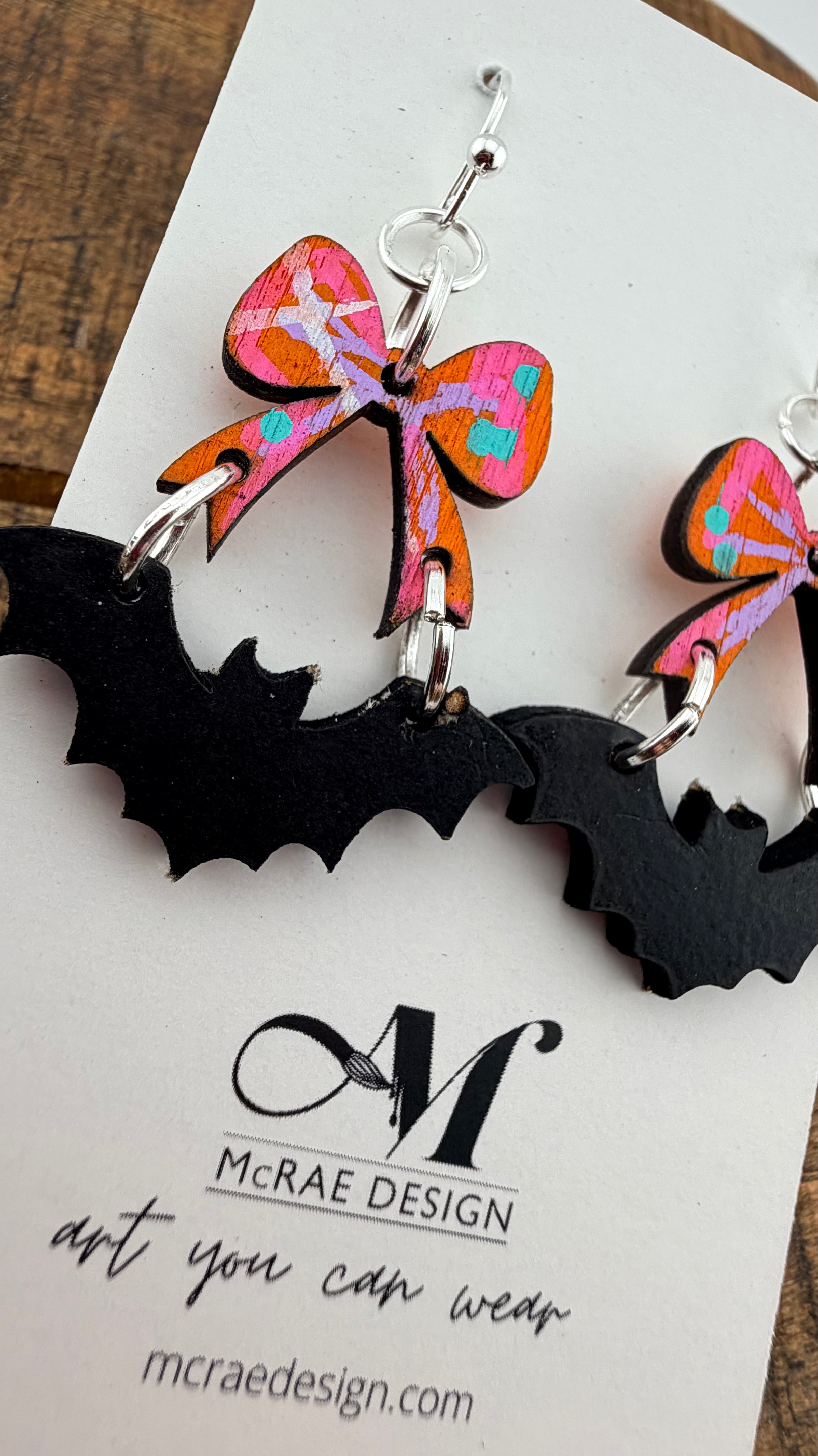Spooky Season - Painted Bows & Bats