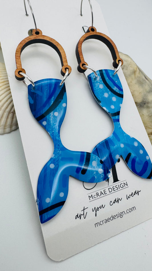 The Mermaid Tail - Ocean Blue Paper Collection