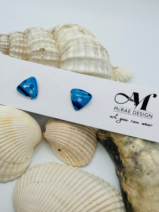 The Sandy (studs) - Ocean Blue Paper Collection