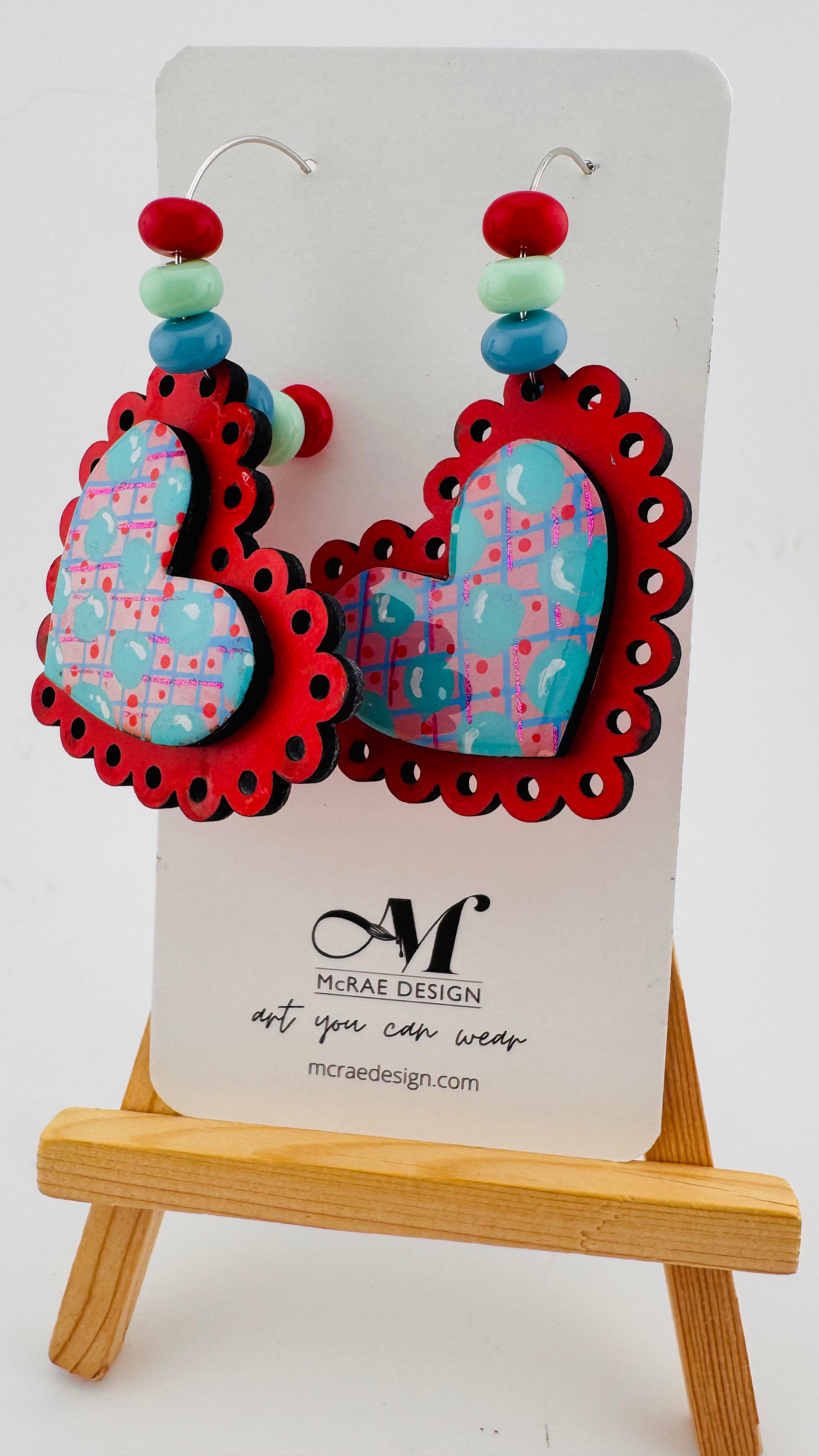 Painted Valentine Collection - Scalloped Heart