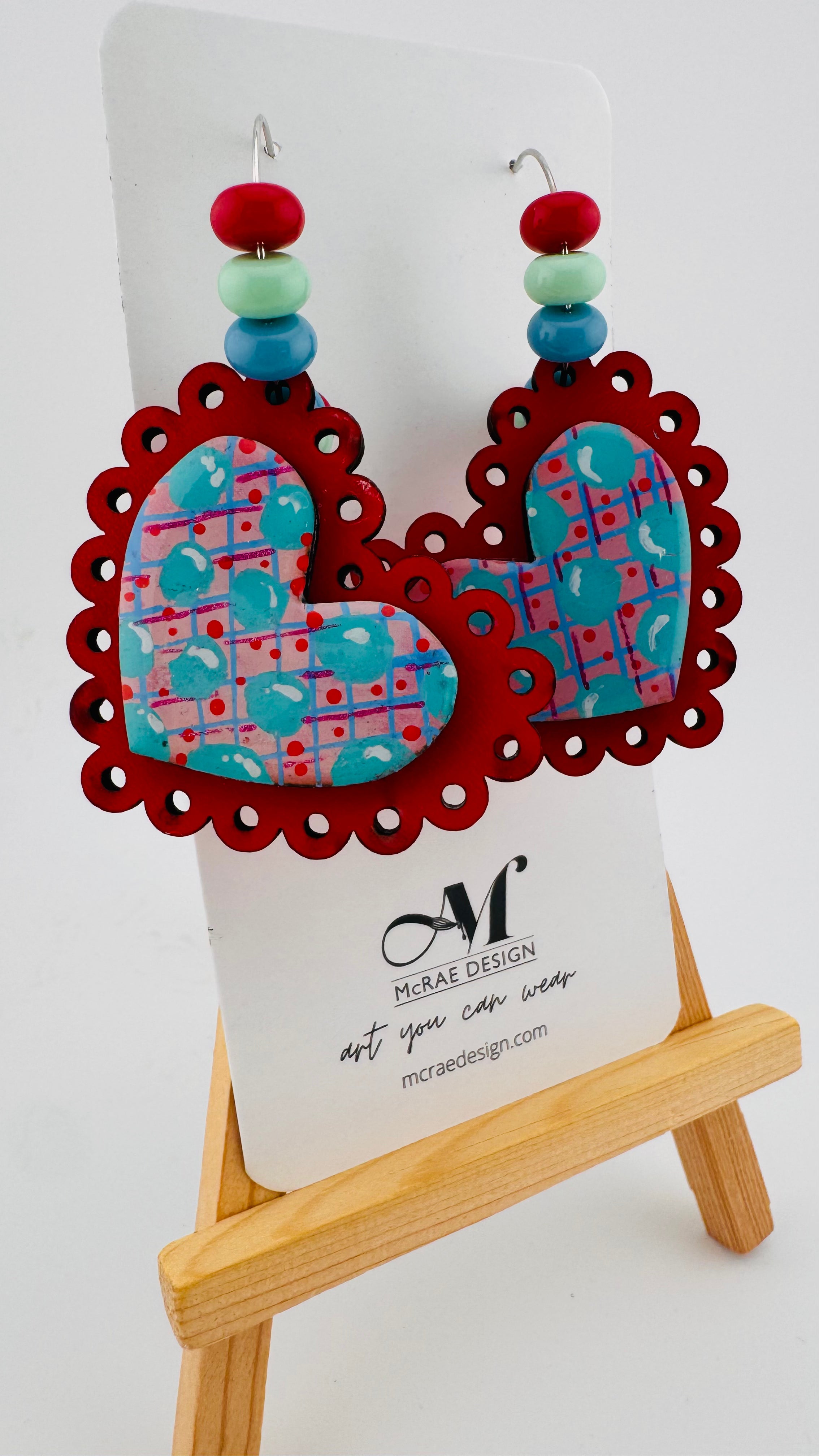 Painted Valentine Collection - Scalloped Heart