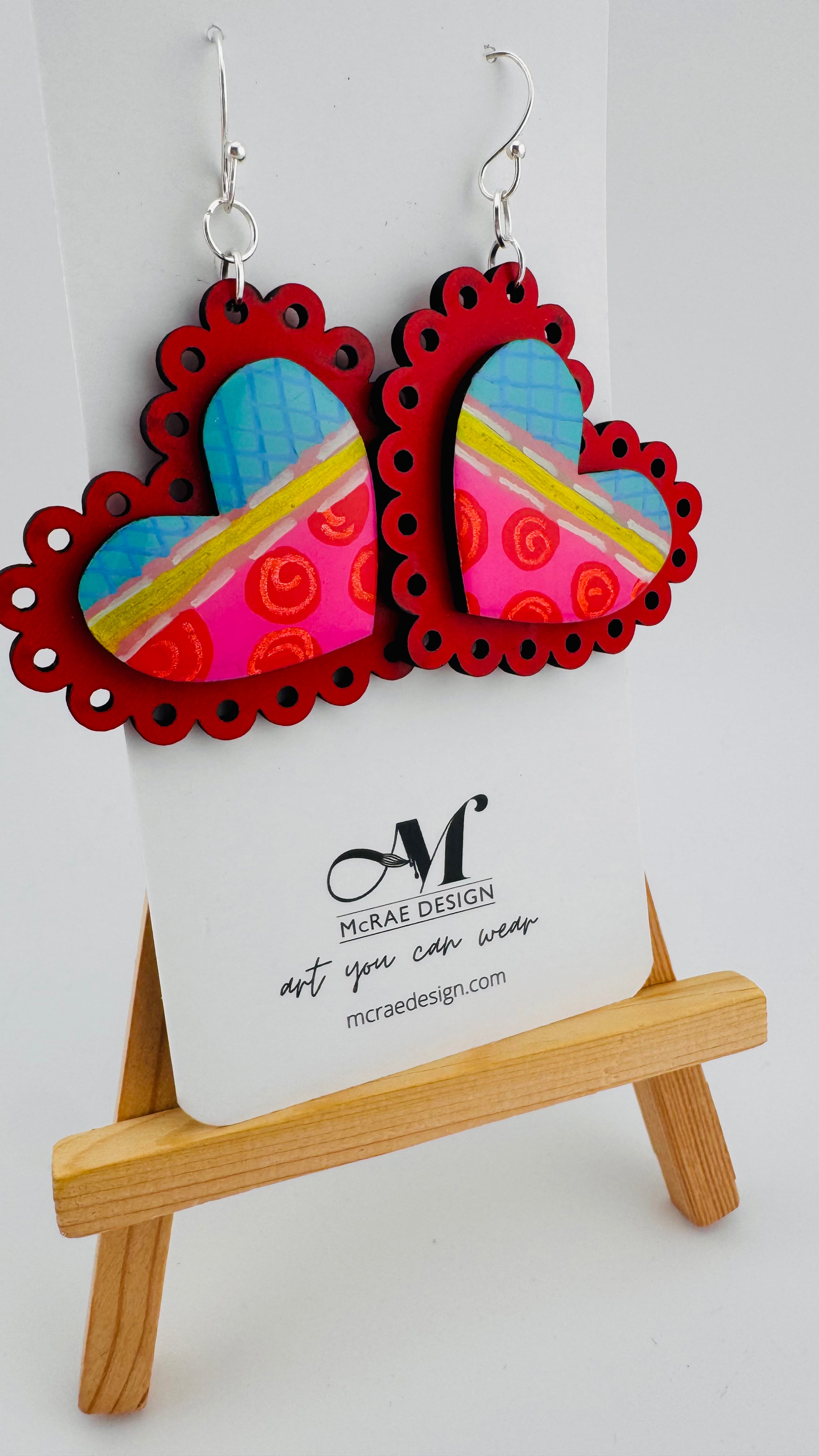 Painted Valentine Collection - Scalloped Heart