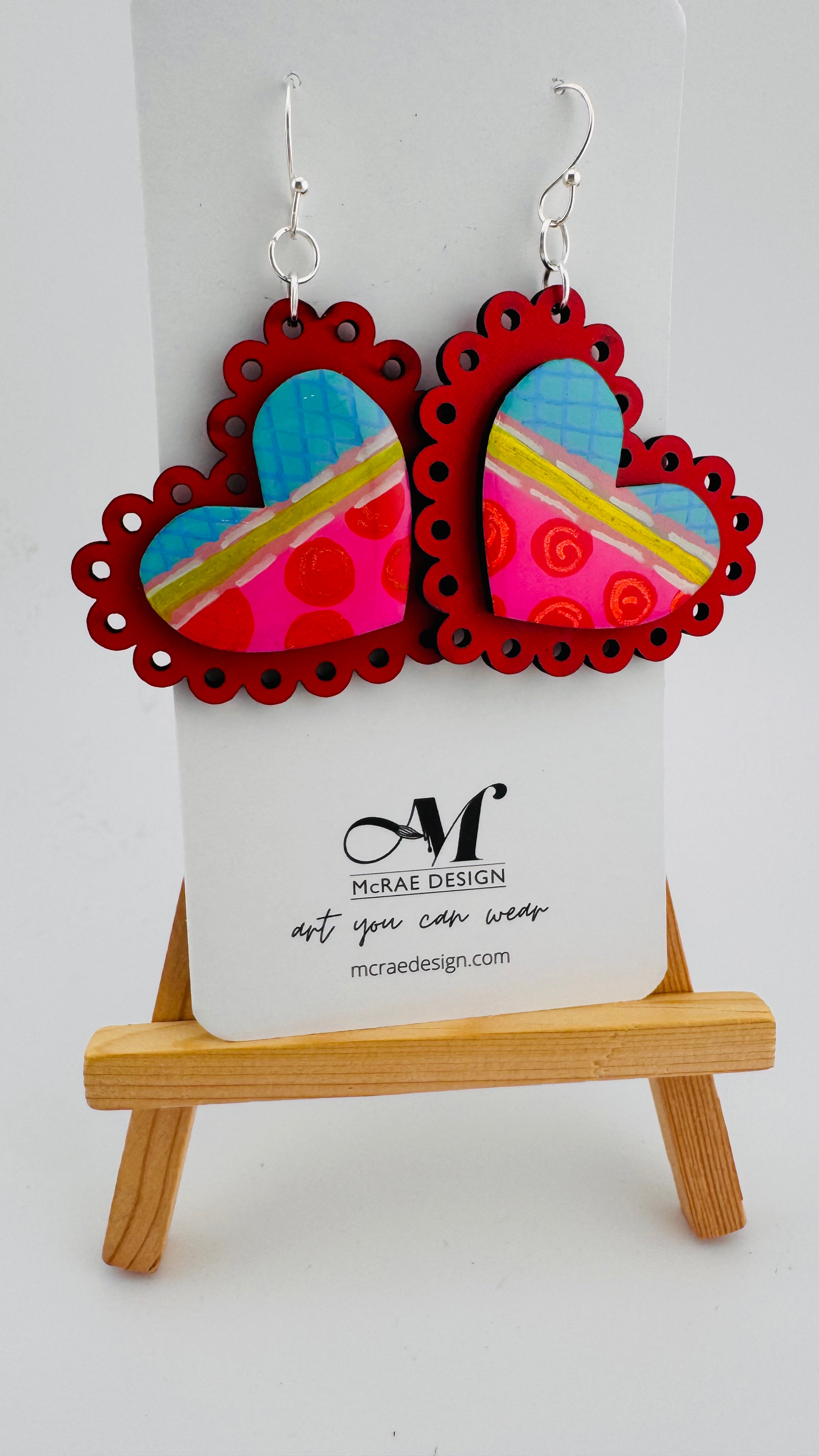 Painted Valentine Collection - Scalloped Heart