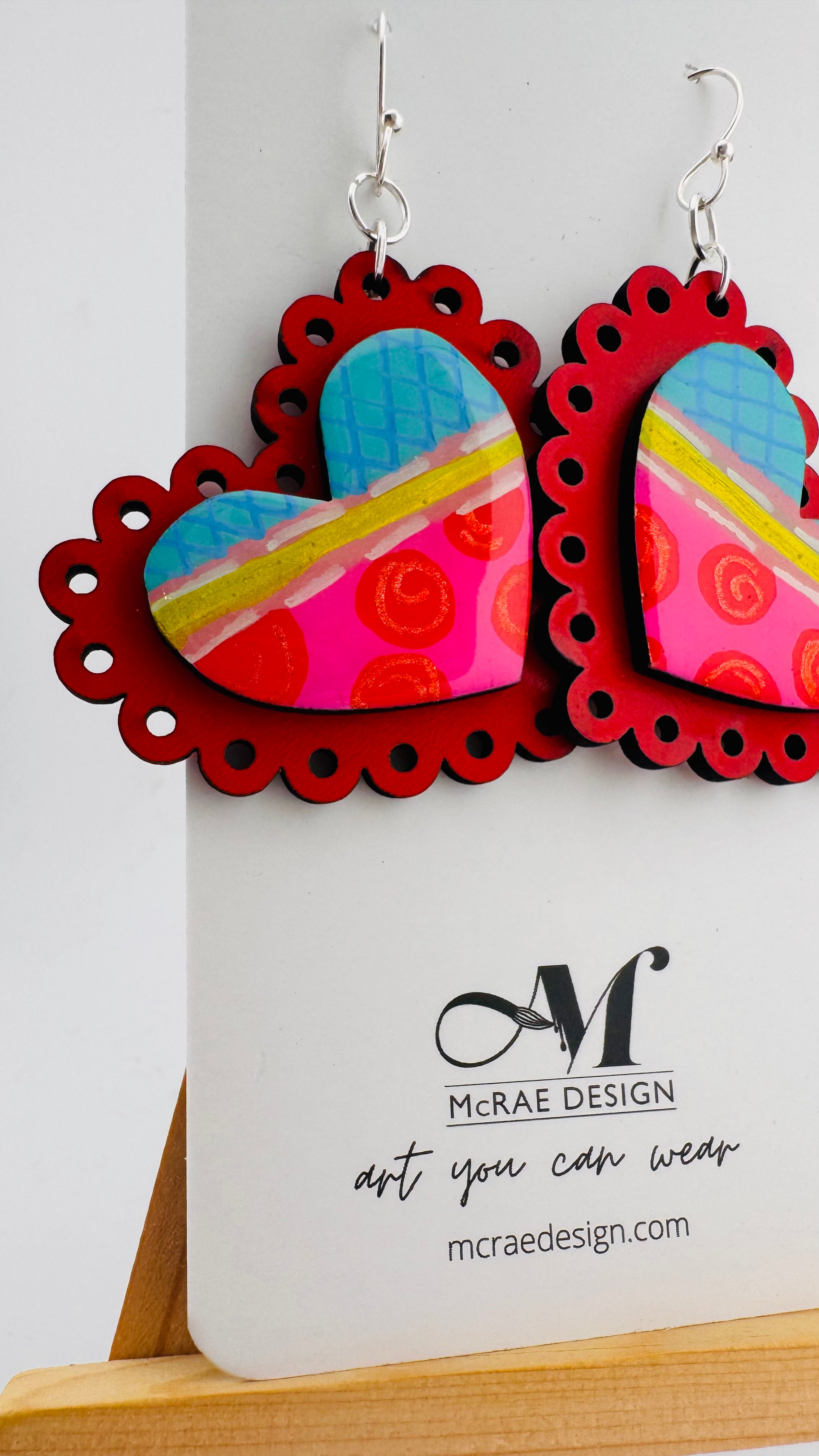 Painted Valentine Collection - Scalloped Heart